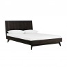 Baly Acacia Mid-Century Platform King Bed in Brushed Brown/Gray 001