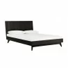 Baly Acacia Mid-Century Platform King Bed in Brushed Brown/Gray 001 - Baly Acacia Mid-Century Platform King Bed in Brushed Brown/Gray 001