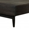 Loft Acacia Mid-Century Platform King Bed - Leg CLose-Up