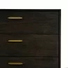 Loft Acacia Mid-Century 6 Drawer Dresser - Cabinet Close-Up - Loft Acacia Mid-Century 6 Drawer Dresser - Cabinet Close-Up