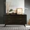 Loft Acacia Mid-Century 6 Drawer Dresser - Lifestyle - Loft Acacia Mid-Century 6 Drawer Dresser - Lifestyle