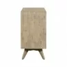 Armen Living Baly Acacia Mid-Century Gray 6 Drawer Dresser Side - Armen Living Baly Acacia Mid-Century Gray 6 Drawer Dresser Side