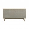 Armen Living Baly Acacia Mid-Century Gray 6 Drawer Dresser Back