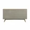 Armen Living Baly Acacia Mid-Century Gray 6 Drawer Dresser Back - Armen Living Baly Acacia Mid-Century Gray 6 Drawer Dresser Back
