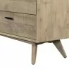 Armen Living Baly Acacia Mid-Century Gray 6 Drawer Dresser Bottom - Armen Living Baly Acacia Mid-Century Gray 6 Drawer Dresser Bottom