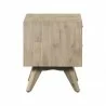 Baly Acacia Mid-Century Gray 2 Drawer Night stand 06 - Baly Acacia Mid-Century Gray 2 Drawer Night stand 06