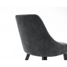 Armen Living Lileth Charcoal / River Upholstered Dining Chair - Set of 2 08