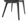 Armen Living Lileth Charcoal / River Upholstered Dining Chair - Set of 2 05