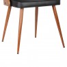 Armen Living Lily Mid-Century Dining Chair In Walnut Finish And Faux Leather 04