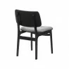 Armen Living Lima Gray Upholstered Wood Dining Chairs In Black Finish - Set of 2 02 - Armen Living Lima Gray Upholstered Wood Dining Chairs In Black Finish - Set of 2 02