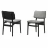 Armen Living Lima Gray Upholstered Wood Dining Chairs In Black Finish - Set of 2 04 - Armen Living Lima Gray Upholstered Wood Dining Chairs In Black Finish - Set of 2 04