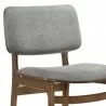 Armen Living Lima Gray Upholstered Wood Dining Chairs In Walnut Finish - Set of 2 05 - Armen Living Lima Gray Upholstered Wood Dining Chairs In Walnut Finish - Set of 2 05