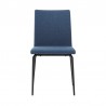 Lyon Blue Fabric and Metal Dining Room Chairs - Set of 2 02