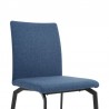 Lyon Blue Fabric and Metal Dining Room Chairs - Set of 2 06