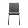 Lyon Gray Fabric and Metal Dining Room Chairs - Set of 2 02