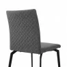 Lyon Gray Fabric and Metal Dining Room Chairs - Set of 2 06 - Lyon Gray Fabric and Metal Dining Room Chairs - Set of 2 06