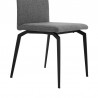 Lyon Gray Fabric and Metal Dining Room Chairs - Set of 2 05