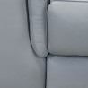 Armen Living Lizette Contemporary Chair In Dark Brown Wood Finish And Dove Gray Genuine Leather8