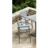 Armen Living Marina Outdoor Patio Barstool In Grey Powder Coated Finish With Grey Sling Textilene And Grey Wood Accent Arms 01 - Armen Living Marina Outdoor Patio Barstool In Grey Powder Coated Finish With Grey Sling Textilene And Grey Wood Accent Arms 01
