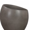 Armen Living Moonstone Large Indoor or Outdoor Planter in Grey Concrete- Front