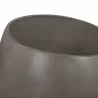 Armen Living Moonstone Large Indoor or Outdoor Planter in Grey Concrete Top - Armen Living Moonstone Large Indoor or Outdoor Planter in Grey Concrete Top