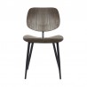 Armen Living Miki Mid-Century Walnut Wood Dining Accent Chairs (Set of 2) In Brown 02