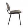 Armen Living Miki Mid-Century Walnut Wood Dining Accent Chairs (Set of 2) In Brown 04