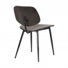 Armen Living Miki Mid-Century Walnut Wood Dining Accent Chairs (Set of 2) In Brown 03