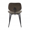Armen Living Miki Mid-Century Walnut Wood Dining Accent Chairs (Set of 2) In Brown 05