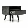 Armen Living Mohave Mid-Century Tundra Gray Acacia Single Drawer Night Stand  04 - Armen Living Mohave Mid-Century Tundra Gray Acacia Single Drawer Night Stand  04