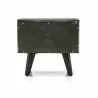Mohave Mid-Century Tundra Grey Acacia Single Drawer Night Stand - Back Angle - Mohave Mid-Century Tundra Grey Acacia Single Drawer Night Stand - Back Angle