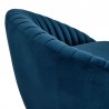 Mitzy Navy Velvet Swivel Accent Chair with Gold Base 4