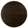 Motion Oak and Metal Round Dining Table - Tabletop