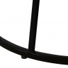 Motion Oak and Metal Round Dining Table - Leg Detail