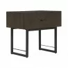 Armen Living Marquis 1 Drawer Oak Wood Nighstand With Black Metal Legs 02 - Armen Living Marquis 1 Drawer Oak Wood Nighstand With Black Metal Legs 02