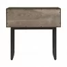Armen Living Marquis 1 Drawer Oak Wood Nighstand With Black Metal Legs 03 - Armen Living Marquis 1 Drawer Oak Wood Nighstand With Black Metal Legs 03
