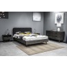 Mohave Mid Century Tundra Grey Acacia Queen Platform Bed - Lifestyle 2