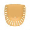Nassau Outdoor Arm Dining Chairs in Honey Yellow Finish with Wood legs- Set of 2 3