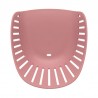 Nassau Outdoor Arm Dining Chairs in Pink Peony Finish with Wood legs- Set of 2 4