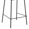 Armen Living Neo 26" Gray Faux Leather and Metal Counter Height Bar Stool 005