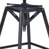 Osbourne Adjustable Barstool in Industrial Copper Metal finish 003