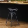 Osbourne Adjustable Barstool in Industrial Copper Metal finish - Osbourne Adjustable Barstool in Industrial Copper Metal finish