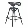 Osbourne Adjustable Barstool in Industrial Copper Metal finish 001 - Osbourne Adjustable Barstool in Industrial Copper Metal finish 001