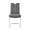 Armen Living Pacific Dining Room Accent Chair In Gray Fabric And Brushed Stainless Steel Finish - Set of 2 07 - Armen Living Pacific Dining Room Accent Chair In Gray Fabric And Brushed Stainless Steel Finish - Set of 2 07