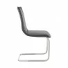 Armen Living Pacific Dining Room Accent Chair In Gray Fabric And Brushed Stainless Steel Finish - Set of 2 05 - Armen Living Pacific Dining Room Accent Chair In Gray Fabric And Brushed Stainless Steel Finish - Set of 2 05