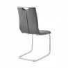 Armen Living Pacific Dining Room Accent Chair In Gray Fabric And Brushed Stainless Steel Finish - Set of 2 06 - Armen Living Pacific Dining Room Accent Chair In Gray Fabric And Brushed Stainless Steel Finish - Set of 2 06
