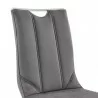 Armen Living Pacific Dining Room Accent Chair In Gray Fabric And Brushed Stainless Steel Finish - Set of 2 09 - Armen Living Pacific Dining Room Accent Chair In Gray Fabric And Brushed Stainless Steel Finish - Set of 2 09