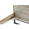 Armen Living Peridot Platform Bed Frame in Natural Acacia Wood