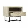 Armen Living Peridot 1 Drawer Nightstand In Natural Acacia WoodIin Gray 04 - Armen Living Peridot 1 Drawer Nightstand In Natural Acacia WoodIin Gray 04
