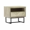 Armen Living Peridot 1 Drawer Nightstand In Natural Acacia WoodIin Gray 03 - Armen Living Peridot 1 Drawer Nightstand In Natural Acacia WoodIin Gray 03